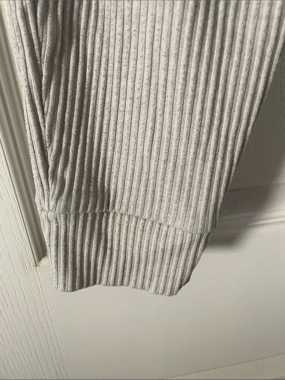 ALO Yoga Light Gray Pinstripe Joggers